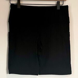 Women's Black Pocket Bike Shorts - Size 10